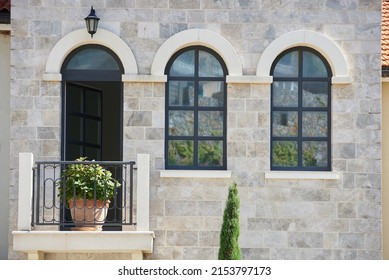 Access To A Small Balcony In The Building