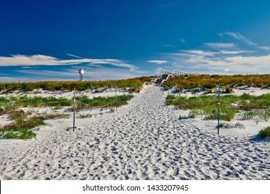 Access Trail To Crane Beach, Ipswich, Massachusetts, USA 