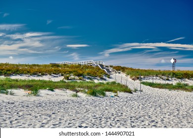 Access Trail To Crane Beach, Ipswich, Massachusetts, USA 