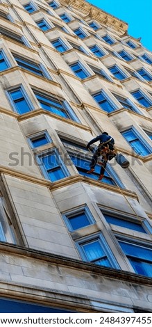 accessory, architecture, block, bucket, builder, building, climb, climber, climbing, clothes, concrete, construction, constructional, corner, danger, dangerous, dangle, dirt, dirty, elevation, equipme