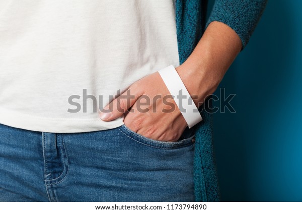 Download Accessory Paper Wristband Mockup Event Hospital Stock ...