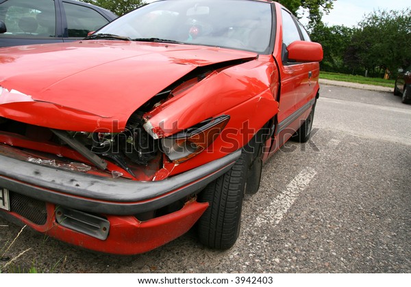 accident -\
bad day for owner car - destroyed side\
car,
