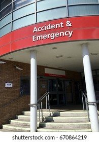 Accident And Emergency Department Entrance, UK