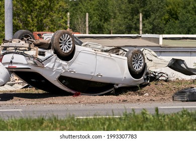 2,869 Overturned car Images, Stock Photos & Vectors | Shutterstock