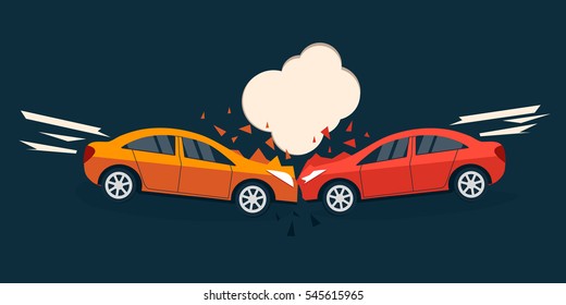 Cartoon Car Crash Images, Stock Photos & Vectors | Shutterstock