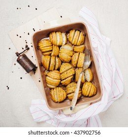 Accordion Baked Potatoes