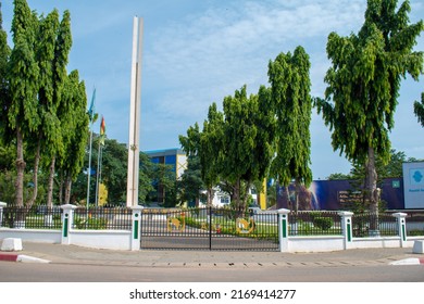 ACCRA, GHANA – June 12, 2022: The African Unity Monument In Ghana. African Unity. Pan-Africanism.