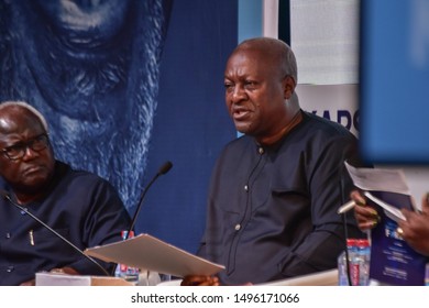 Accra, Ghana – September, 4, 2019: John Mahama At The Kofi Annan Peace And Security Forum