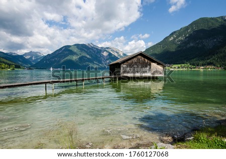 Image, Stock Photo Cottage at the lake