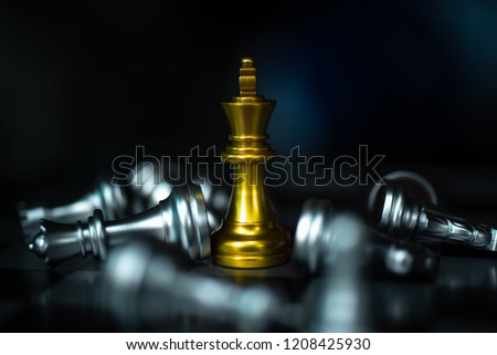 Achieve Business Excellence as concept. The Conceptual Business Integrity. Celebrate Winning Teamwork Corporate People . Strengthening Cooperation of the Organization. Chess Business Achieve Concept. Foto stock © 