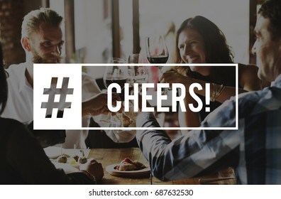 Achievement Success Celebration Cheers Graphic - Shutterstock ID 687632530