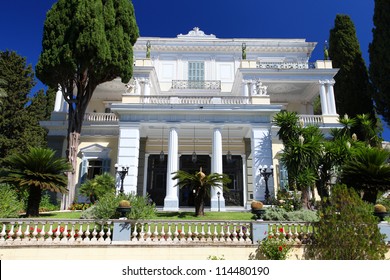 The Achilleion Palace In Corfu, Greece