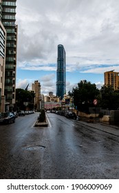 Achrafieh, Lebanon - January 29 - 2021 - Achrafieh Tower