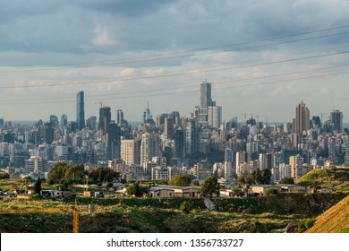 Achrafieh Skyscrapers In Beirut Lebanon