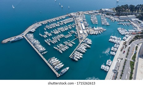 ACI Marina Split, Aerial Photography Taken During The Daylight.