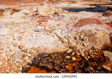 Acidic River Tinto With Many Bacteria And Archaea In It, Niebla