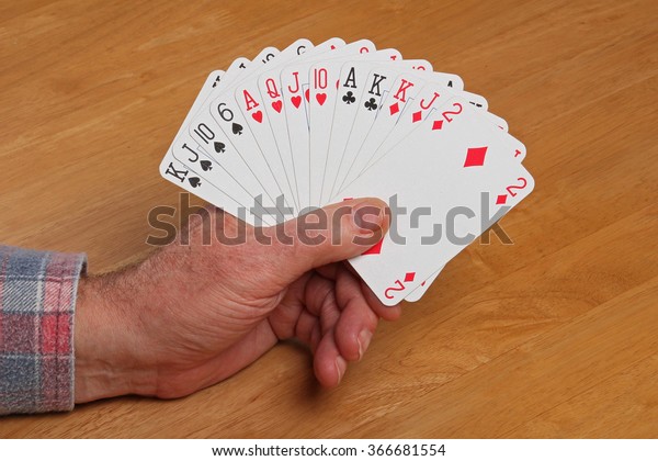 ACOL Contract Bridge Hand. With 12 to\
14 points and a balanced hand open the bidding 1NT.\
