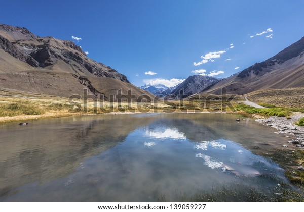 Aconcagua Highest Mountain Americas Located Andes Stock Photo Edit Now