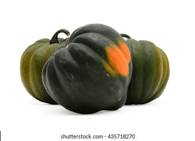 Acorn Squash Isolated On White Background