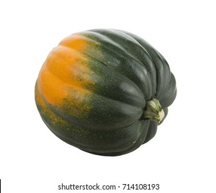 Acorn Squash Isolated On White Background