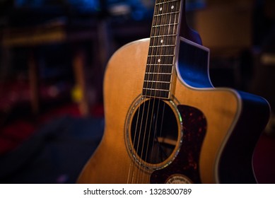 Acoustic Guitar Close Up