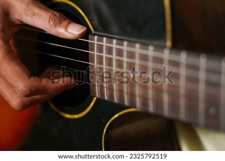 Similar – Broken guitar broken