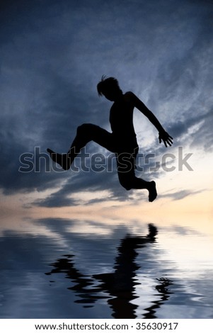 acrobatic at beach