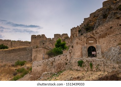 Acrocorinth Upper Corinth Acropolis Ancient Corinth Stock Photo ...