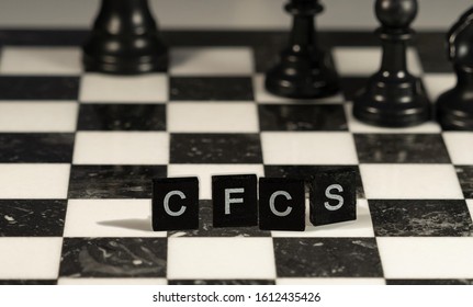 The Acronym Cfcs For Chlorofluorocarbons Concept Represented By Wooden Letter Tiles