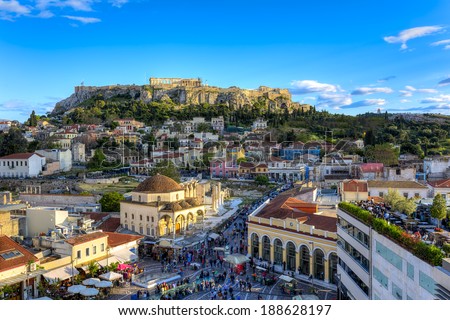 Acropolis in Athens,Greece 