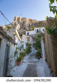 Acropolis View From Anafiotika, Plaka