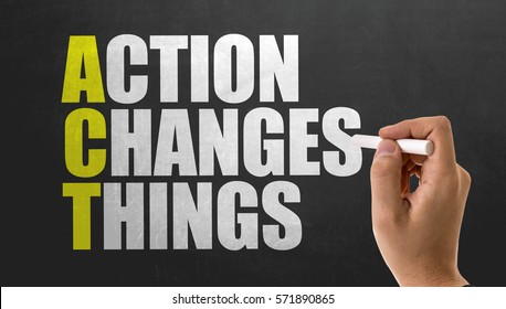 ACT - Action Changes Things - Shutterstock ID 571890865