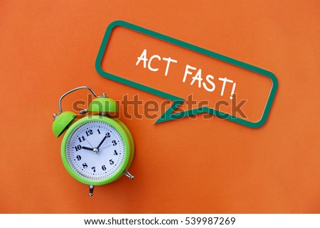 Act Fast!, Business Concept