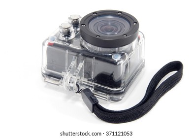 Action Camera On White Background