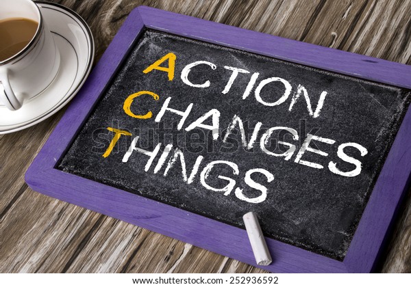 action changes things on blackboard