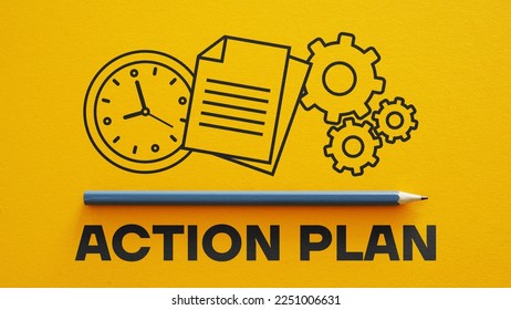 Action planning is shown using a text Action plan