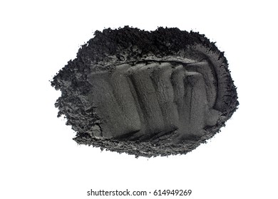 Activated Charcoal Powder Shot With Macro Lens