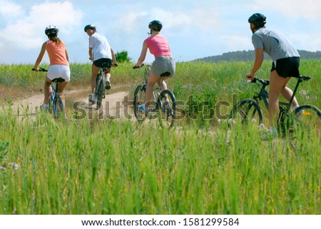 Similar – Foto Bild Radweg Fahrrad Fahrradweg