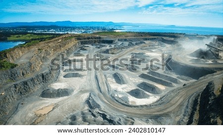 active gravel quarry nsw south coast Stock photo © 