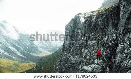 Similar – Image, Stock Photo Geiranger Fjord