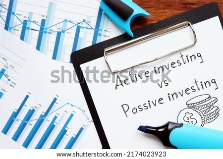 Active investing vs Passive investing pros and cons