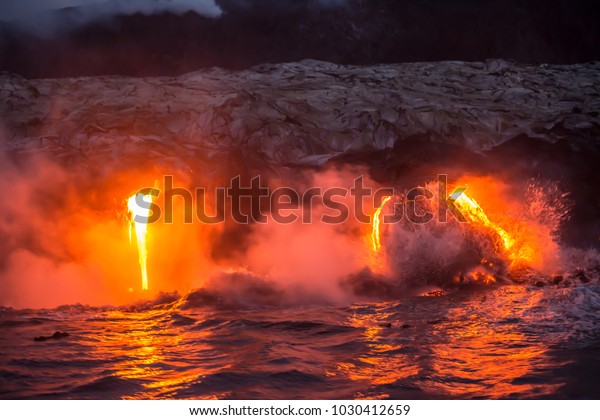000 volcanic lava flow island