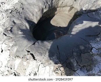 Active Mud Volcano On The Taman Peninsula