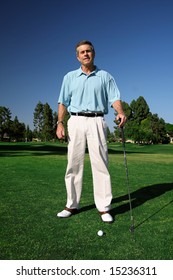 Active Senior Golfer