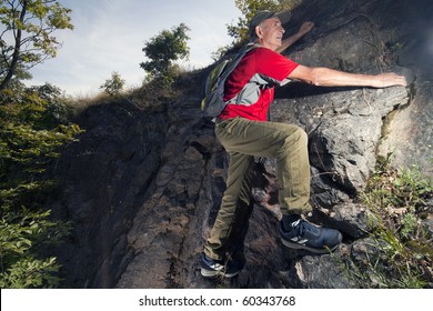 An Active Senior Hiking