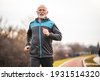 old man jogging