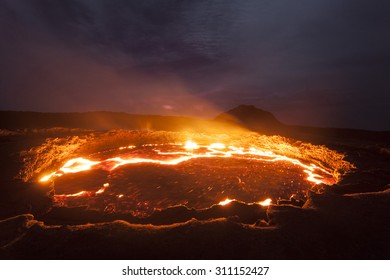 Active Volcano, Lava Lake, Erta Ale, Ethiopia
