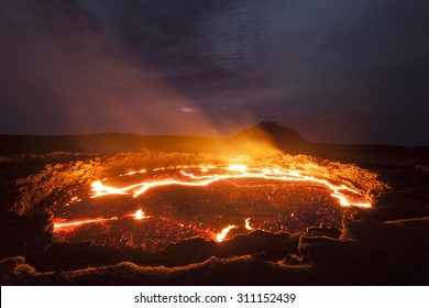 Active volcano, lava lake, Erta Ale, Ethiopia
 - Powered by Shutterstock