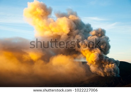Active Volcano Smoke