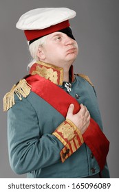 Actor Dressed As Russian Generalissimo Suvorov